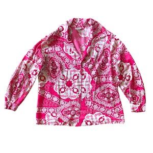 Beautiful Vintage Polyester Blouse